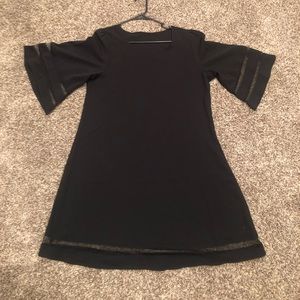 Black long sleeve dress